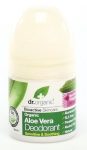 Dr. Organic Bio Aloe Vera bőrnyugtató golyós dezodor (deo-roll on) 50 ml Dr. Organic Bio Aloe Vera bőrnyugtató golyós dezodor (deo-roll on) 50 ml