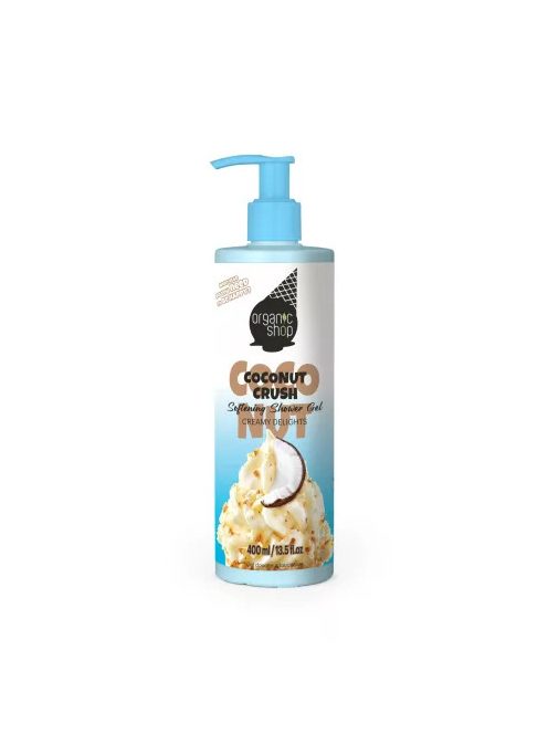 Organic Shop “Kókusz fagyi” Puhító tusfürdő gél 400ml