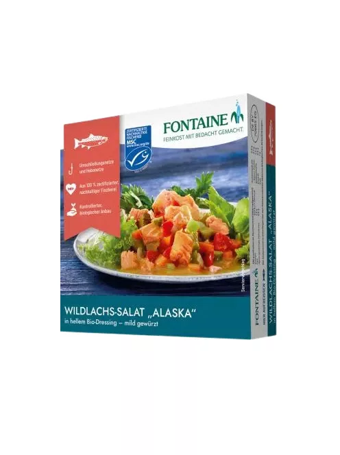 Fontaine Vadlazac saláta bio dresszinggel "Alaszka" 200g