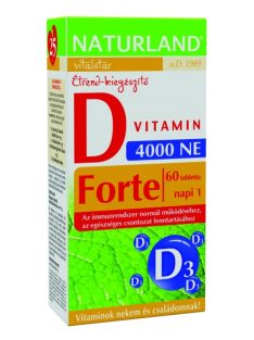 Naturland D-Vitamin Tabletta Forte 4000 NE 60 db