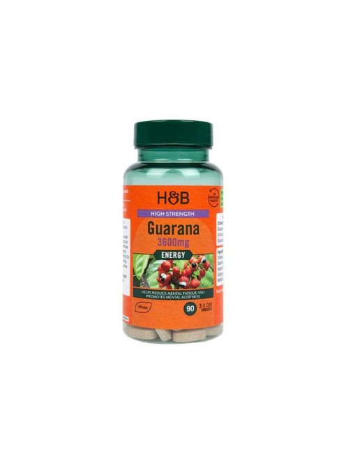 H&B Guarana tabletta 3600 mg 90 db 