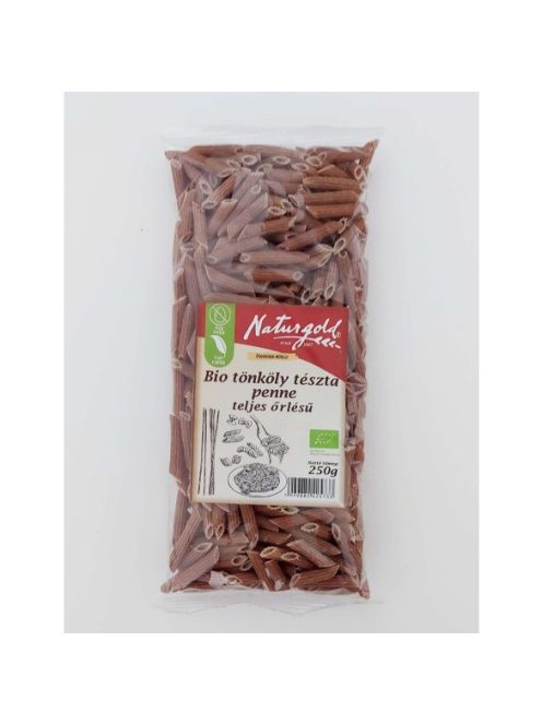 Naturgold bio tönköly tészta penne teljes őrlésű 250 g