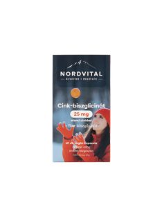 Nordvital Cink-biszglicinát +Réz 60 db kapszula 