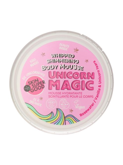 Planeta Organica Skin Super Good Csillogó testápoló mousse „Unicorn Magic” 250ml