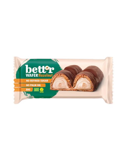 Bett'r Bio Mogyorókrémes ostyaszelet 33g 