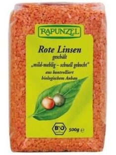 Rapunzel Bio hüvelyesek, lencse, vöröslencse 500 g