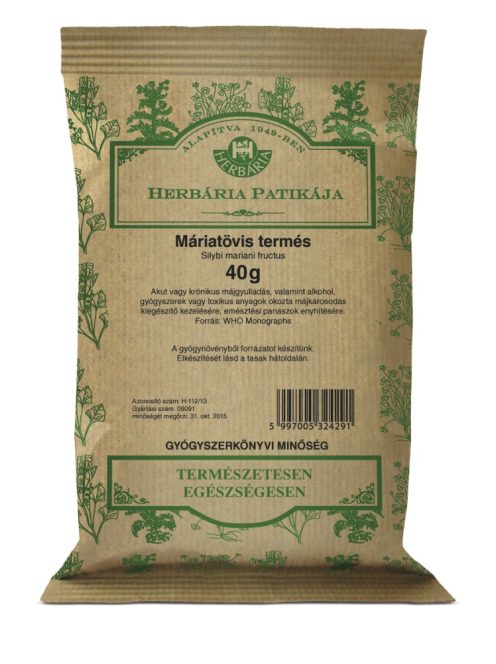 Herbária máriatövistermés tea 40 g