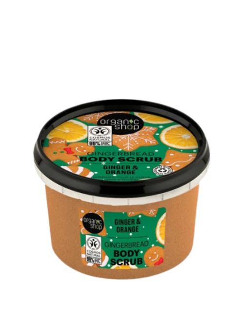 Organic Shop Mézeskalácsos testradír gyömbérrel és naranccsal 250ml