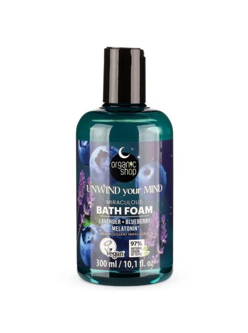 Organic Shop Varázslatos habfürdő levendulával, áfonyával és melatoninnal 300ml