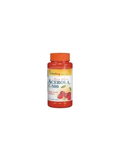 VitaKing C-vitamin, Acerola C-500 mg rágótabletta (VK1310) 40 db