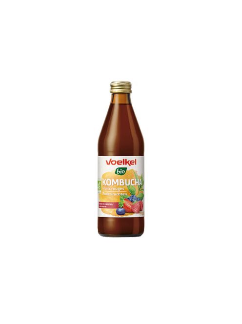 Voelkel Bio Kombucha piros gyümölcsökkel 330ml 