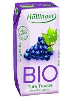 Höllinger Bio gyümölcsital szőlő 200 ml