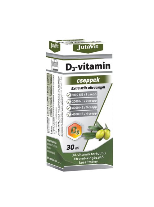 Jutavit D3-Vitamin 1000ne Oliva Csepp 30 ml