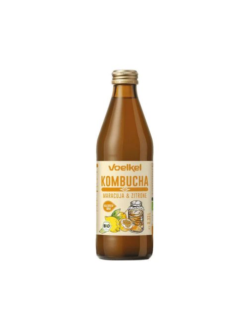 Voelkel Bio Kombucha maracuja-citrom 330ml 