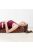 PRANA Premium Hajdinahéj + Art Deco Collection huzat 70x20 cm yoga hengerhez - Ruby Wine (párna és huzat egyben)
