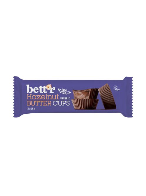 Bett'r Törökmogyorós praliné Bio 39 g 