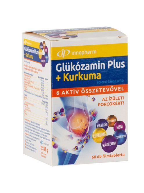 Innopharm glükózamin plus kurkuma filmtabletta 60 db