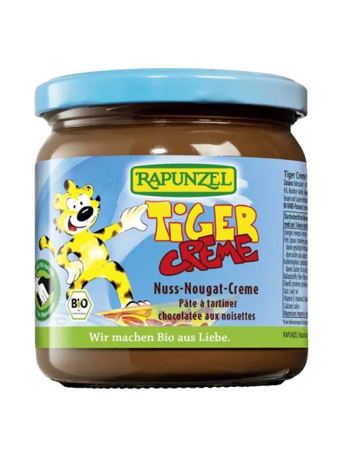 Rapunzel Tigris mogyorós nugátkrém Bio 400g 