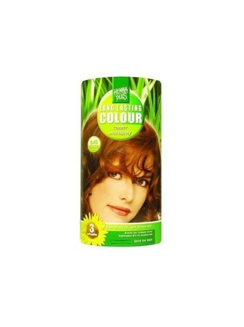 Hairwonder by HennaPlus női tartós hajfesték, vörös árnyalat, rézmahagóni (6.45) (Long Lasting Colour, Copper Mahagony)