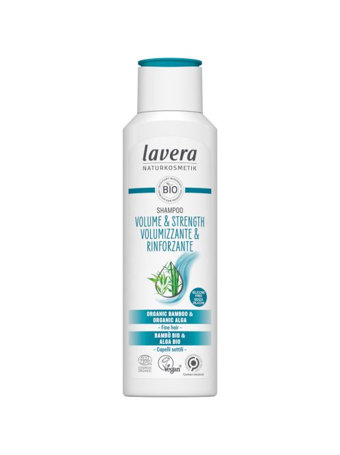 lavera H sampon Volume & Strength, dúsító és erősítő 250ml