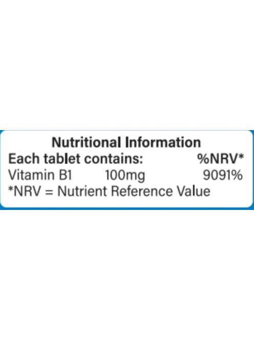 H&B B1-vitamin tabletta 100mg 120 db 