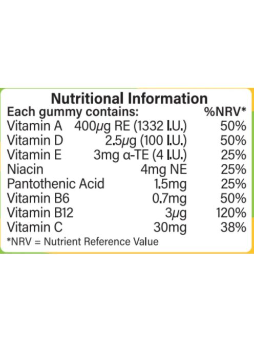 H&B Gyerek 3+ Multivitamin Gumivitamin 30db 