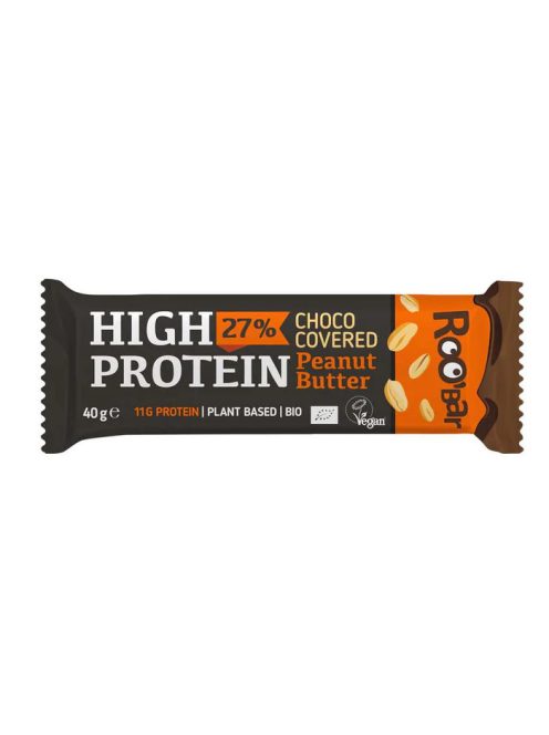 Roobar Bio Csoki mázas Mogyorós fehérjeszelet 40g 