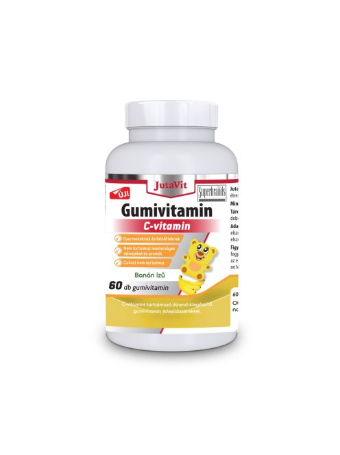 Jutavit Gumivitamin C-Vitamin Cukormentes 60 db