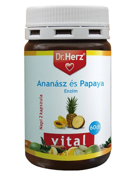 Dr. Herz Ananász-Papaya Kapszula 60 db