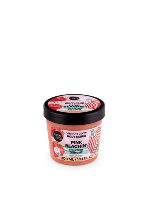 Organic Shop “Pink Beaching!“ Ragyogást adó testradír eperpezsgővel 300ml