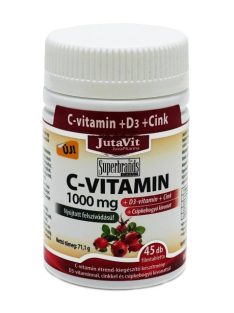   Jutavit C-Vitamin + D3 + Cink 1000 Mg nyújtott felszívódású tabletta 100 db