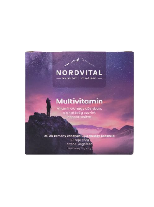 Nordvital Multivitamin 30+30 db kapszula 
