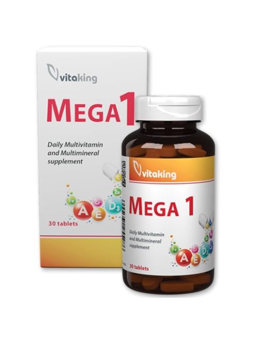 Vitaking mega 1 multivitamin étrend-kiegészítő tabletta 30 db