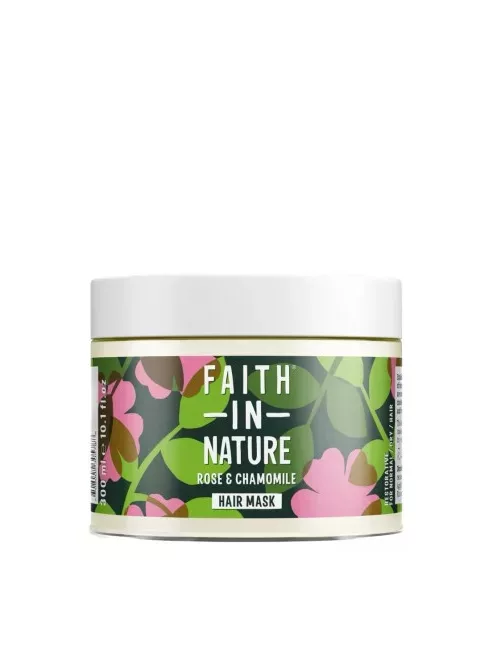 Faith in Nature Tápláló intenzív hajmaszk, Rózsa & Kamilla 300ml