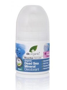   Dr. Organic Bio Holt-tengeri só, alumíniummentes golyós dezodor Holt-tengeri ásványokkal 50 ml