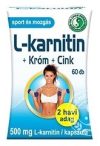 Dr. Chen L-karnitin 500, Króm és Cink kapszula 60 db Dr. Chen L-karnitin 500, Króm és Cink kapszula 60 db
