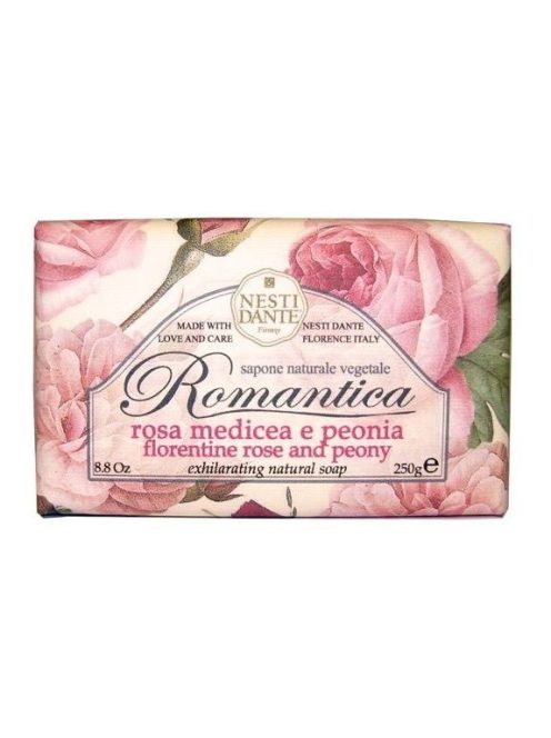 Nesti Dante Romantica firenzei- és pünkösdi rózsa szappan 250 g