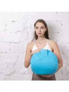   PRANA Standard huzat 36x12 cm kerek ülőpárnához - Türkiz - CSAK KÜLSŐ HUZAT