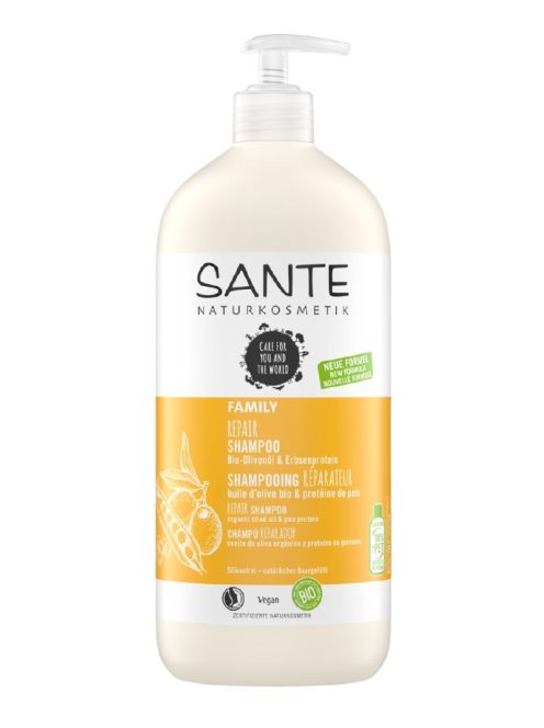 Sante Family Regeneráló sampon bio olívaolajjal és borsófehérjével 950 ml