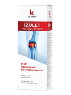   Dr. Kelen Ízület Masszázs Emulgél 100 ml -- készlet erejéig, a termék lejárati ideje: 2028.12