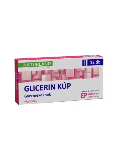 Naturland glicerin kúp gyerekeknek 1500mg 12 db