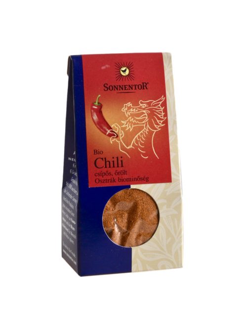Sonnentor Bio Csípős chili (tüzes, 8-10-es erősségű) - őrölt 40 g 