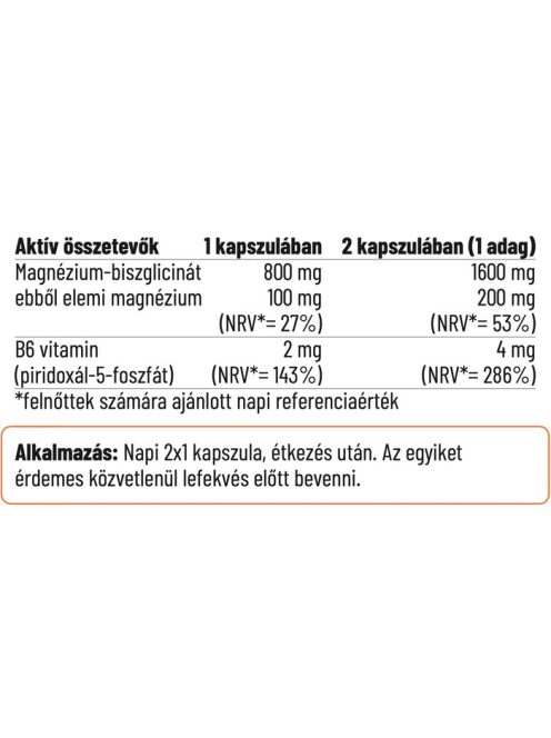 Nordvital Magnézium-biszglicinát 90 db kapszula 