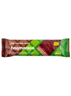 Harmonica BIO Nápolyi tejcsokival bevonva, classic 40g