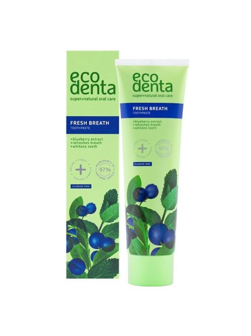 Ecodenta Fogkrém a friss leheletért áfonyával és mentával 100ml