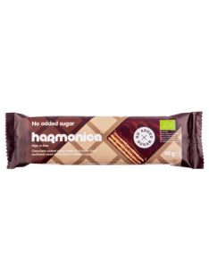   Harmonica Bio Nápolyi tejcsokival bevonva hozzáadott cukor nélkül 40g 