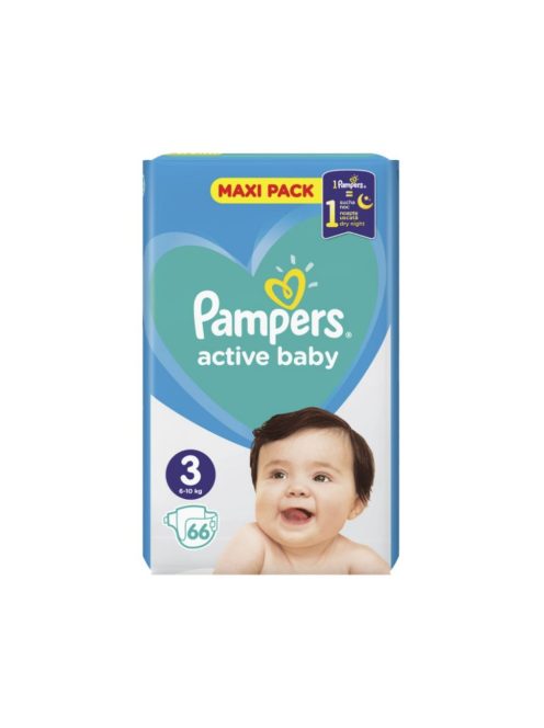 Pampers Active baby-dry 66 pelenka 
