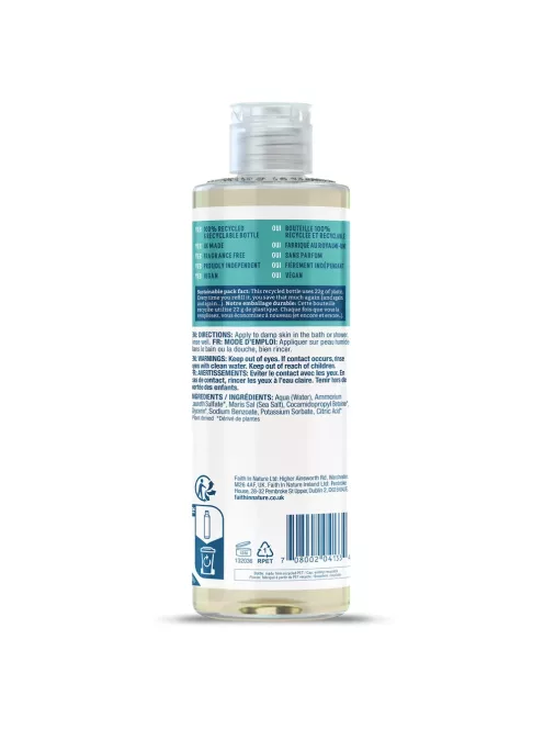 Faith in Nature Tusfürdő, Fragrance Free - Illatmentes Tusfürdő 400ml