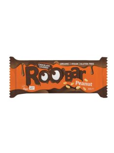 Roobar Bio Csoki mázas Földimogyorós szelet 30g 