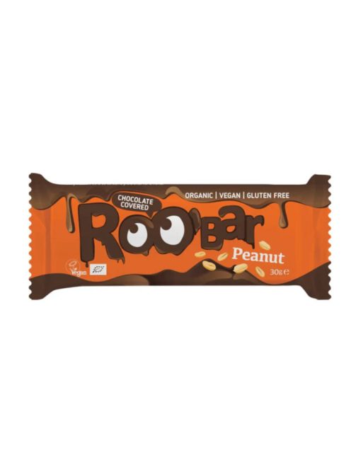 Roobar Bio Csoki mázas Földimogyorós szelet 30g 